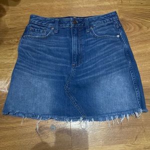 Abercrombie and Fitch, Jean skirt size 27. 100% cotton.